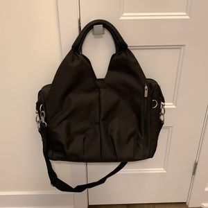 Lassig black diaper bag. Never been used! Brand new!